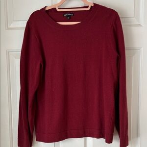 J Crew Mercantile Deep Red/Burgundy Sweater